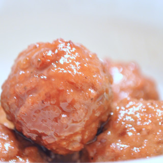 Crock Pot Sweet and Sour Meatballs - Perfect party food and a delicious dinner recipe over brown rice! {The Love Nerds} #crockpot #recipe #appetizer #dinner #partyfood