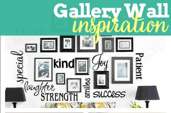 A fantastic gallery wall is a great statement piece for your home decor AND helps fill up an empty wall. In case you need helping designing a gallery wall though, here is some inspiration! | The Love Nerds