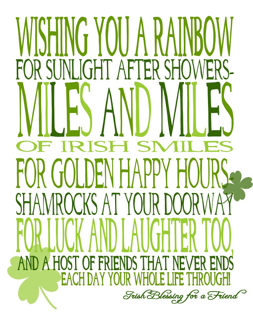 Wishing You Miles and Miles of Irish Smiles - St. Patty's Day