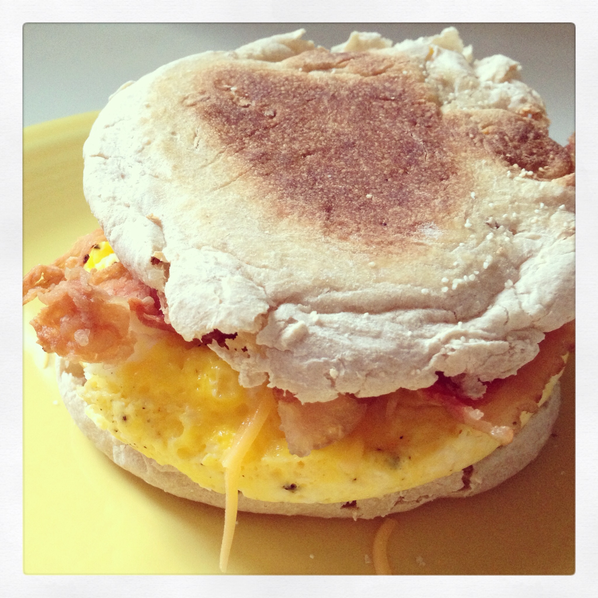 Homemade Egg McMuffin Sandwich