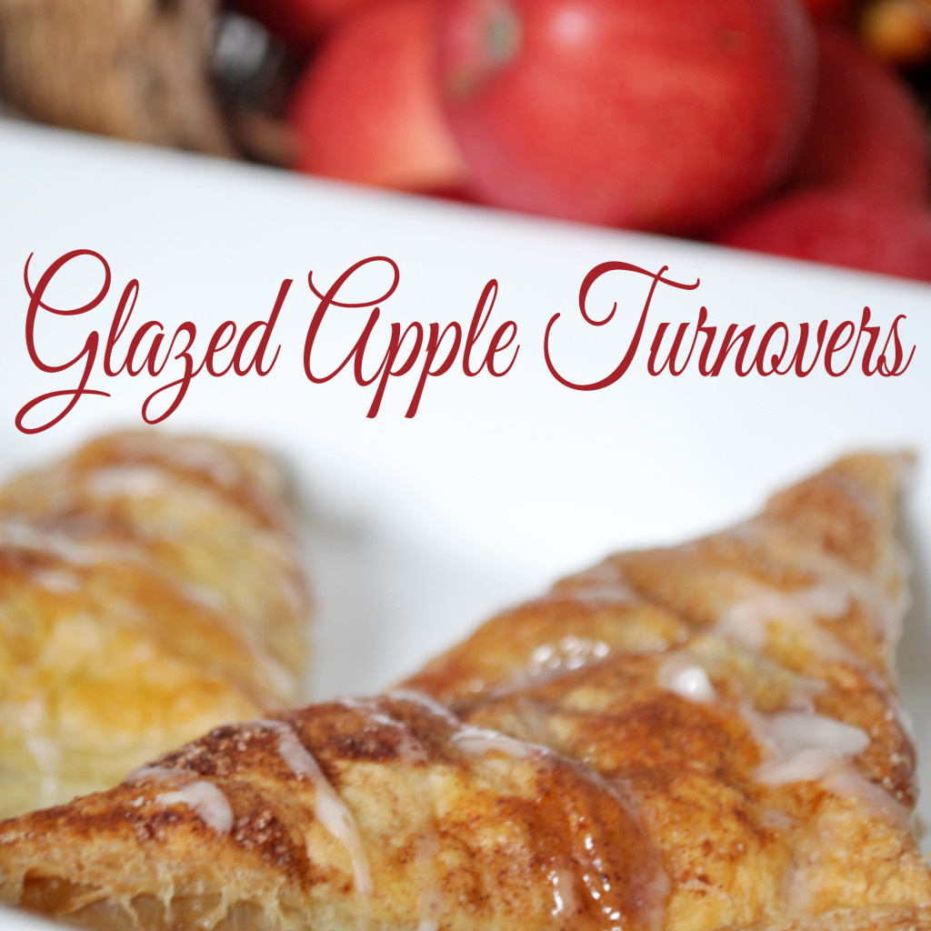 Glazed Apple Turnovers - Turnovers are the perfect pastry to serve as breakfast or dessert! It has the perfect flaky crust and a sweet, delicious apple filling. From The Love Nerds {https://thelovenerds.com}