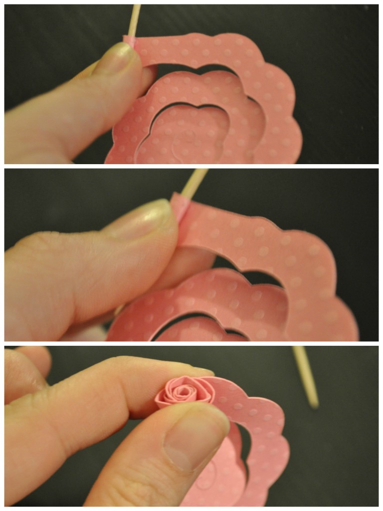 How to roll 3D paper roses