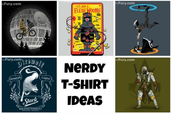 Nerdy T-Shirt Ideas - Perfect gift ideas for the nerd in your life! The Love Nerds)