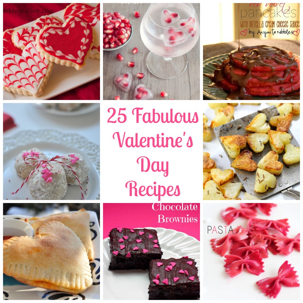 25 Fabulous Valentine's Day Recipes that will help you prepare for the entire day - from breakfast to dinner and dessert! {The Love Nerds} #ValentinesDay #Valentinesdayrecipes 