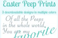 Easter Peep Printables - Come see the fun and colorful collection of free printables based on Easter Peeps! {The Love Nerds}