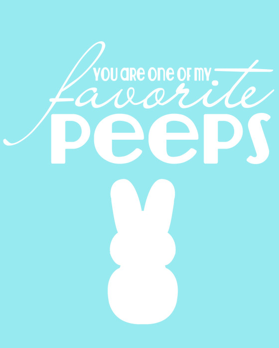 Easter Peep Printables - Come see a fun and colorful collection of free printables around the popular Easter Peeps! {The Love Nerds} #easterprint #peepprint 