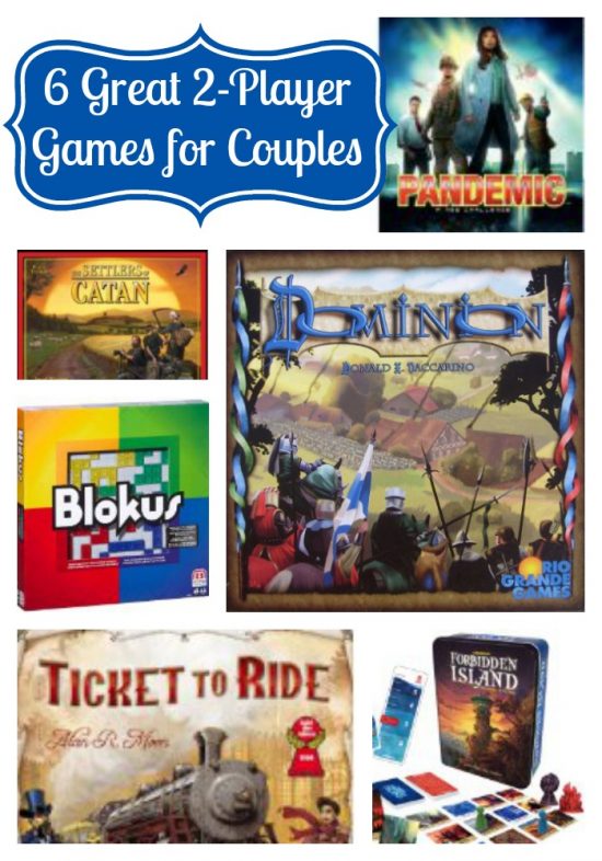 6 Great 2-Player Games for Couples - Perfect for a Date Night at Home! {The Love Nerds} #datingmyhusband #gamenight #boardgames