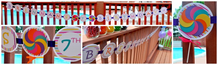 A great birthday sign for a Lollipop Birthday Party {The Love Nerds} #birthdayparty #lollipopparty 