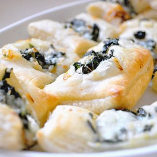 Spinach Dip Pastry Bites