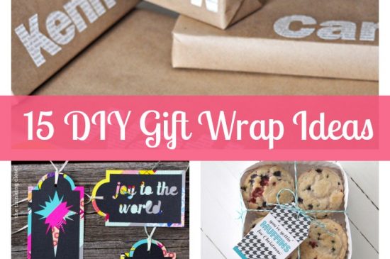 15 DIY Gift Wrapping Ideas - Presenting cute gifts doesn't have to be expensive! {The Love Nerds} #roundup #giftideas #giftwrap #crafts