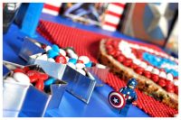 Captain America Party with the BEST Giant M&M Cookie {The Love Nerds} #HeroesEatMMs #CollectiveBias #shop #party
