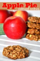 Apple Pie Oatmeal Cookies - A Healthier Cookie options with chunks of real apple, limited butter, and no oil. PLUS, they are really fluffy.