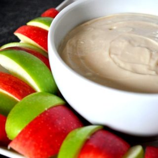 Caramel Cheesecake Dip with Apples