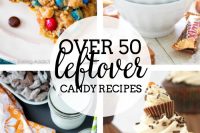 Over 50 Leftover Candy Recipes - A collection of delicious treats and dessert recipes to make with candy! | The Love Nerds