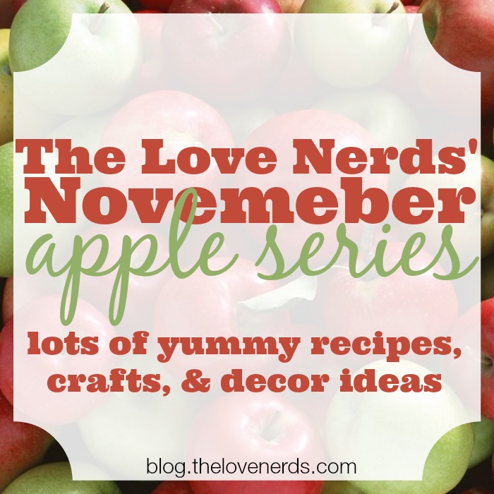 The Love Nerds November Apple Series - Lots of Yummy Recipes, Crafts, and Decor Ideas {The Love Nerds}