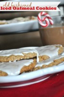 Soft and Chewy Old Fashioned Iced Oatmeal Cookies - A delicious homemade recipe for a classic cookie! Perfect for the Cookie Exchange Party I am sharing about! {The Love Nerds} #ad