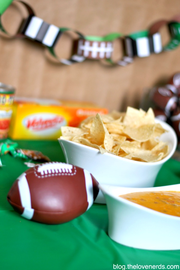 Hot Sausage Queso - An easy and delicious snack idea for the Big Game or family get together! There's just something so delicious when you combine Velveeta and Rotel together! {The Love Nerds} #QuesoForAll