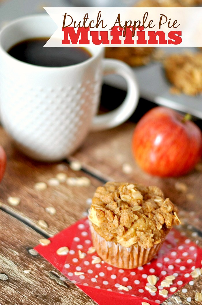 Dutch Apple Pie Muffins - A healthier way to start your morning off with a "dessert"! Plus, I'm sharing 4 Tips for a stronger morning routine! {The Love Nerds} #McCafeMyWay #Ad