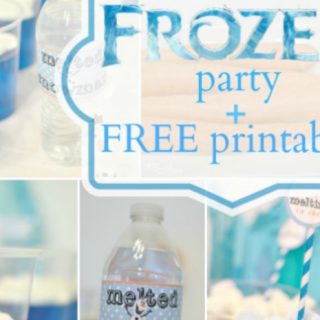 Frozen Party with Free Printables