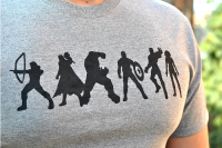 Why pay lots of money when you can make your own DIY Avengers Shirt? Get creative with the shirt design or use the FREE Avengers Silhouettes I'm sharing! {The Love Nerds}