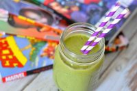 The Incredible Hulk Smoothie - A green smoothie packed full of healthy goodies while still tasting absolutely DELICIOUS! {The Love Nerds}