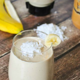 Peanut Butter Coconut Smoothie - The Love Nerds