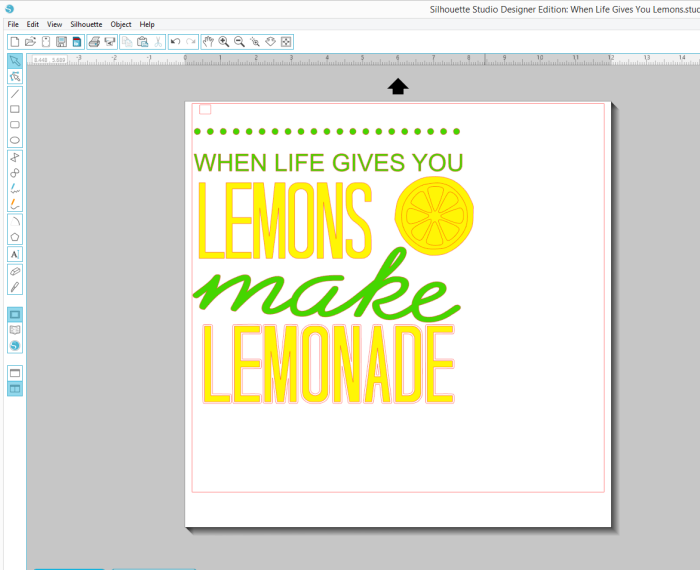 Fun Summer Sign - When Life Gives You Lemons, Make Lemonade!! Its a perfect Silhouette Project! | The Love Nerds Contributor 