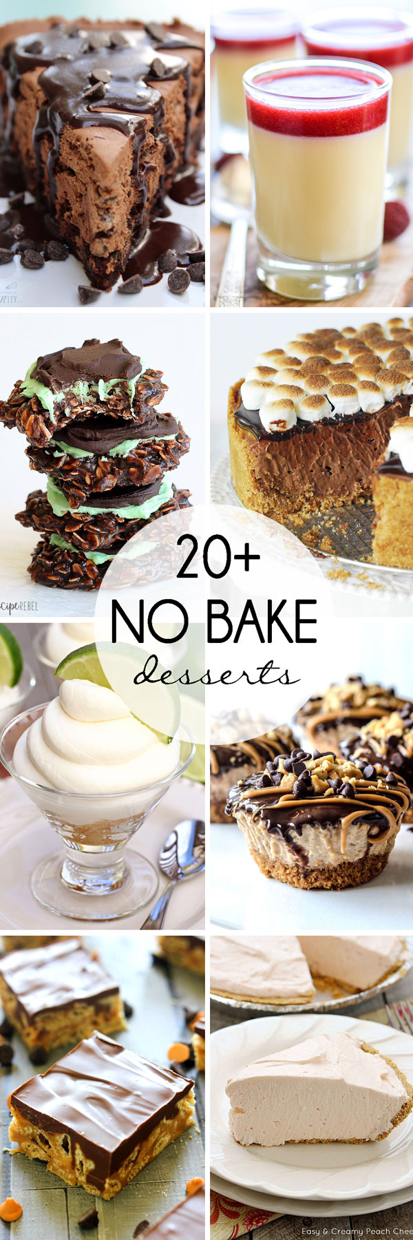 20+ No Bake Desserts that everyone will love! There's a dessert recipe for everyone - fruity desserts, chocolate recipes and even ice cream treats! | The Love Nerds