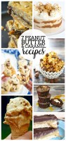 7 Delicious Peanut Butter and Caramel recipes you won't want to miss!! These dessert recipes will be a huge crowd pleaser! | The Love Nerds