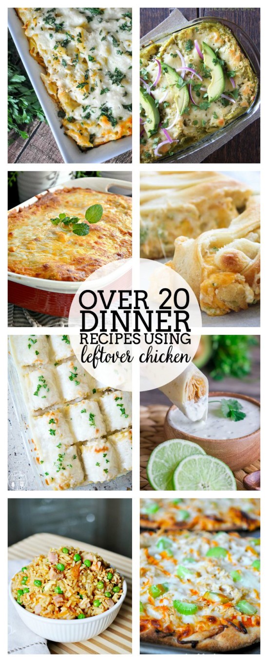 Over 20 Dinner Recipes using Leftover Chicken - The Love Nerds