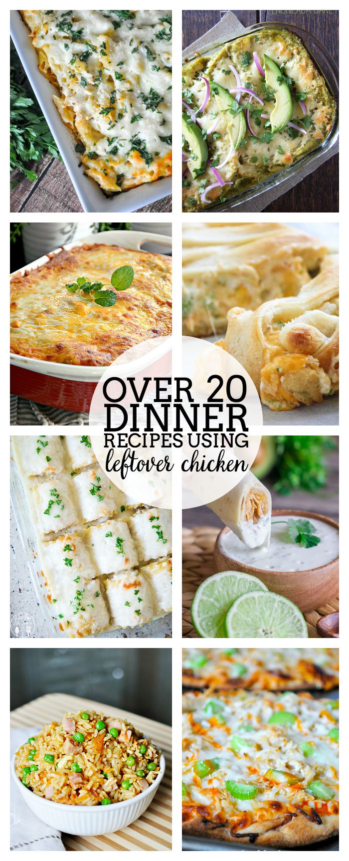 Make good use of your grocery budget and your time with these Leftover Chicken Recipes that are perfect for weeknight dinners! | The Love Nerds