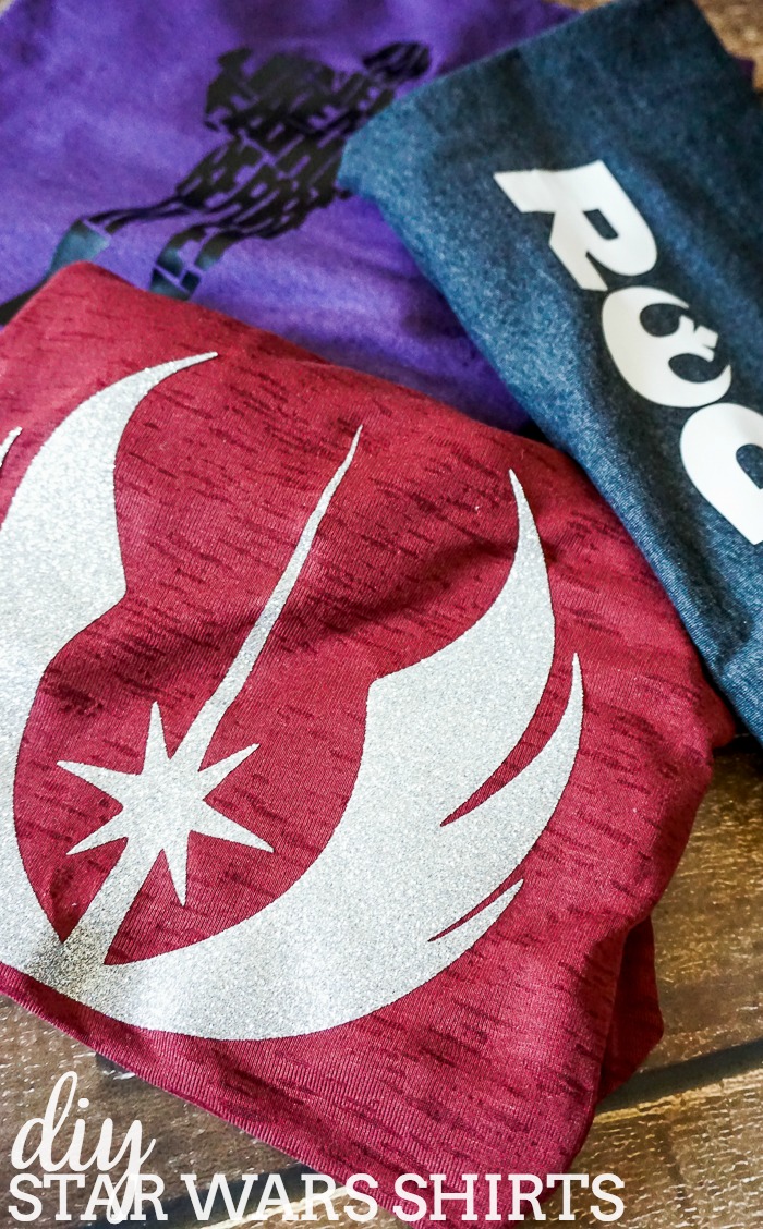 Making your own nerd shirts is so easy! Come see how I made these DIY Star Wars Shirts and get crafting! | The Love Nerds 