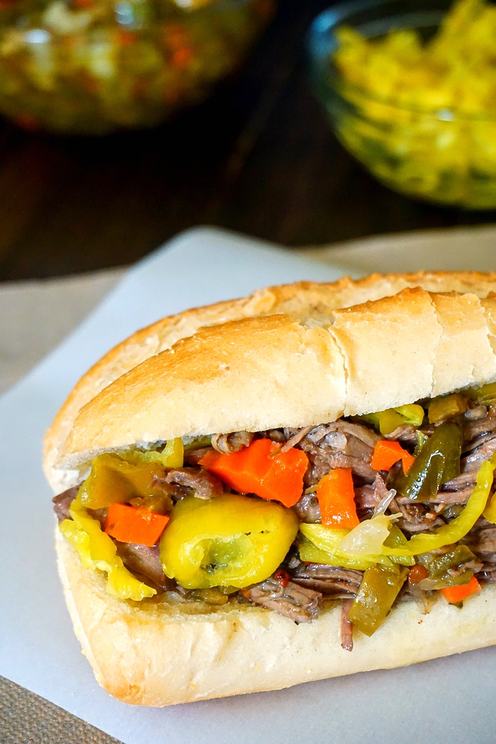 Slow Cooker Italian Beef Sandwiches - The Love Nerds