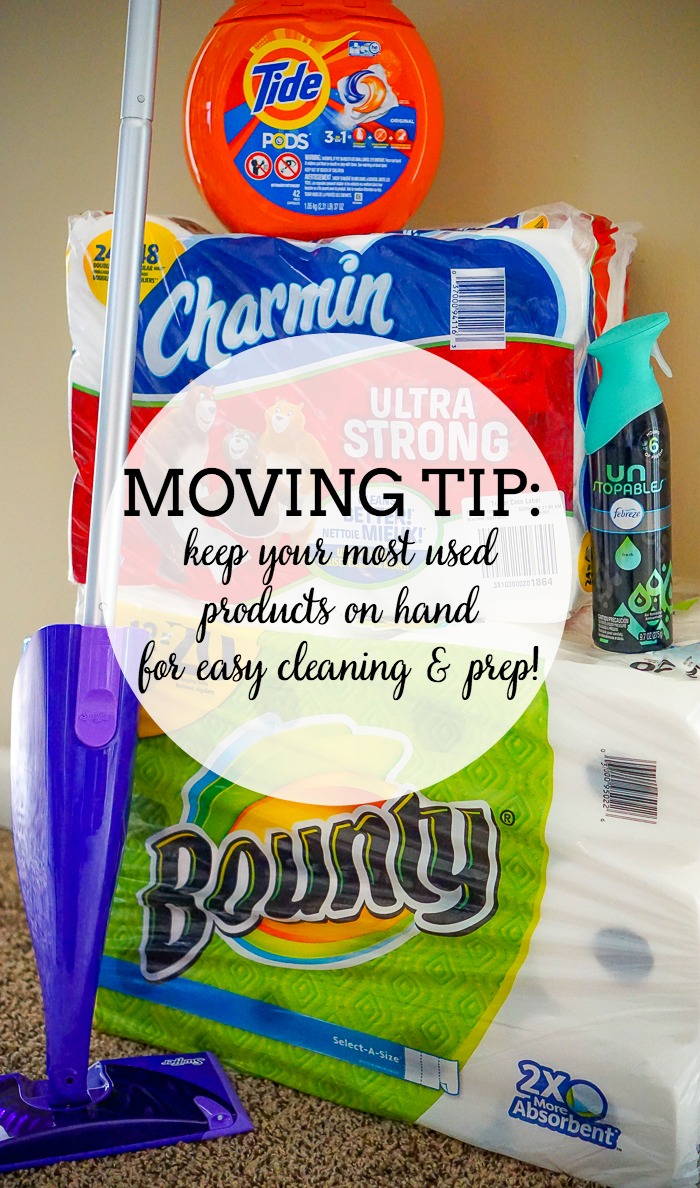 Moving Tips to Help Unpacking Go Quickly - Getting Settled into your new home can be easier with simple moving organization tips and easy clean hacks!! | The Love Nerds #ad #CleanHomeSavings