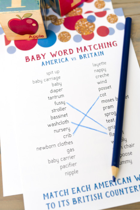Baby Shower Ideas - Bridget Jones's Baby DIY Ideas