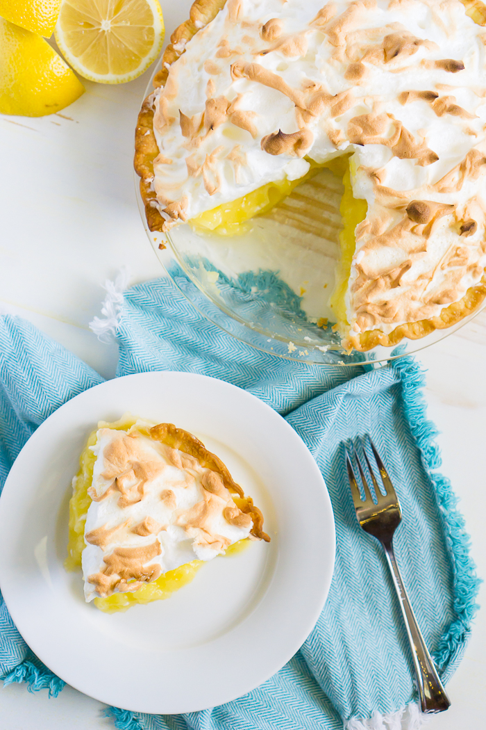 No matter how many lemon meringue pies I try, this will remain the best recipe for lemon meringue pie. A delicious homemade lemon filling bursting with fresh lemon flavor is topped with a fluffy meringue topping. Everyone loves it!