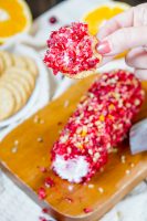 Cranberry Orange Walnut Goat Cheese Log is a gorgeous and delicious appetizer recipe for your next party! | The Love Nerds