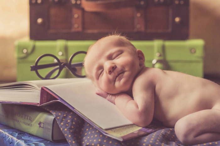 Welcome Baby Liam: Harry Potter Newborn Photos - "Happiness can be found even in the darkest of times, if one only remembers to turn on the light." | The Love Nerds