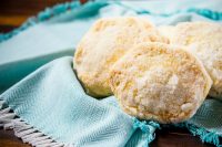 Enjoy a tasty shortcake dessert in no time by making the Easiest Shortcake Biscuits! You are only 3 ingredients away from a great dessert! | The Love Nerds