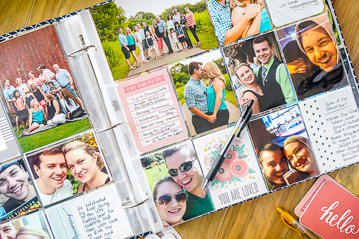 DIY Anniversary Journal - Remember life's important moments and details with a simple but crafty and photo centered relationship album. | The Love Nerds AD #DoYouG2