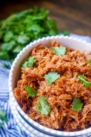 4 Ingredient Slow Cooker Pulled Pork Recipe - One of our incredibly easy family dinner recipes that is perfect for serving large groups or as leftovers! | The Love Nerds