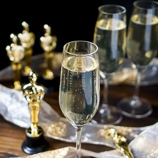 The Oscar! A Ginger Champagne Cocktail that is perfect for celebrating the Oscars, New Year's Eve, a new Engagement or just a fun date night at home! | The Love Nerds