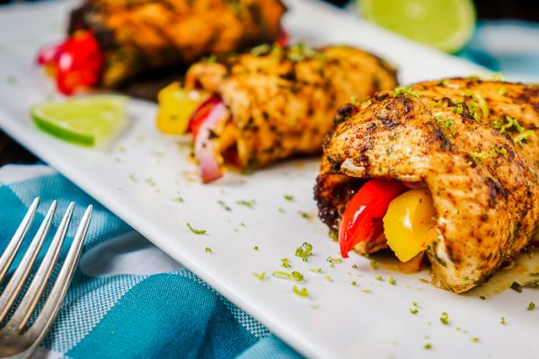 Baked Fajita Chicken Roll Ups The Love Nerds