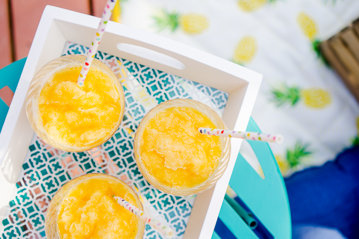 8 Tips for Hosting the Ultimate Pineapple Pool Party! From tips and tricks to fun Tropical Slushy Recipe for both the kids and adults, I have you covered! | The Love Nerds #ad #MyChinetParty @mychinet
