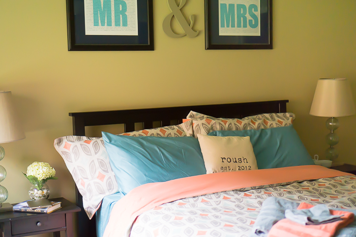 Refreshing the Master Bedroom on a Budget - Part of my anniversary gift was a bedroom spruce with the help of Sam's Club, plus a good spring cleaning! | The Love Nerds AD