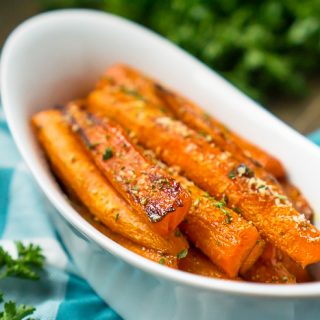Oven Roasted Brown Sugar Carrots