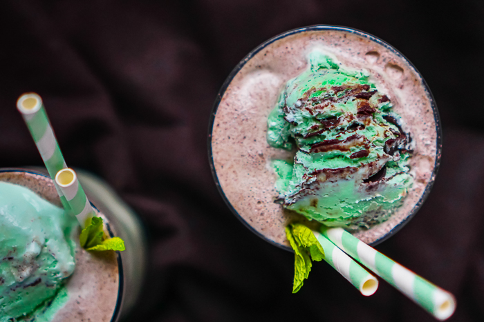 Star Wars Drink Recipe to Celebrate Yoda with these Mint Frozen Mudslides