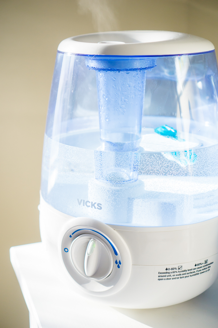 Vicks Filter Free Cool Mist Humidifier - How to Help Kids Sleep Better with Cold and Flu