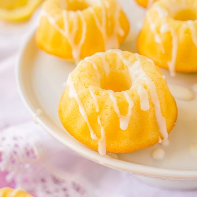 Sansa's Lemon Cakes - Sweet and Tangy Mini Lemon Bundt Cakes! - The ...