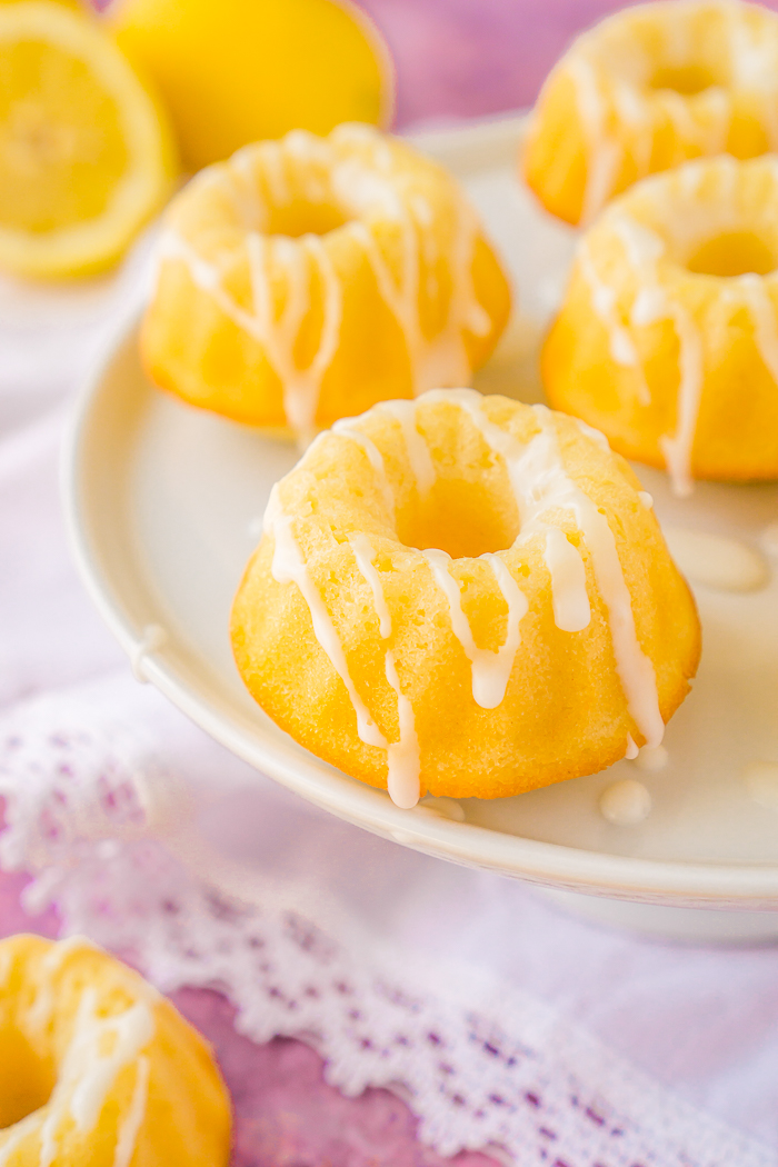 Mini Lemon Bundt Cakes